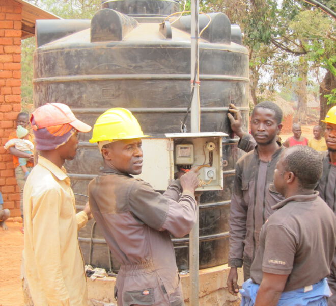 Inbetriebnahme Pumpe Brunnen