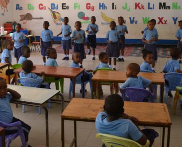 Vorschule der Salvatorianer in Tansania